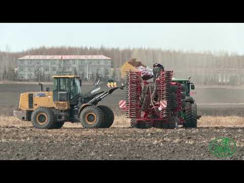 Kverneland U Drill work in Heilongjiang of China格兰U Drill条播机在黑龙江投入使用
