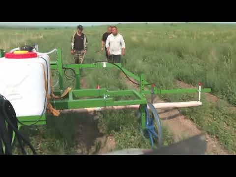 Smucker weed wiper testing in China