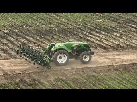 Garford Interrow weeders with autonomous tractors in China