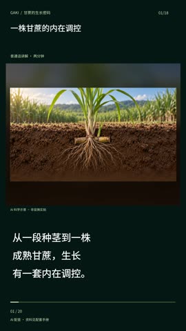 一株甘蔗的内在调控
