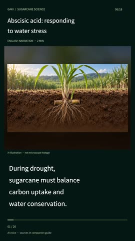 Abscisic acid: responding to water stress