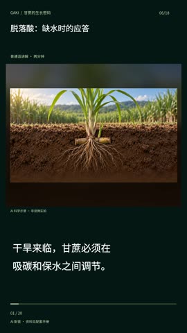 脱落酸：缺水时的应答