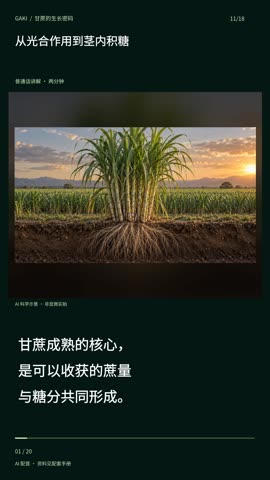 从光合作用到茎内积糖