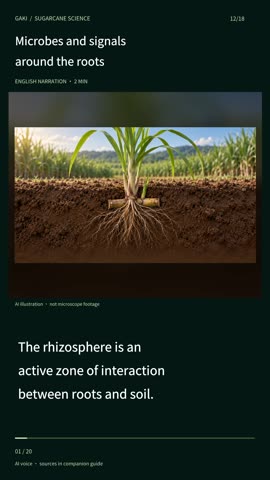 Microbes and signals around the roots