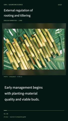 External regulation of rooting and tillering