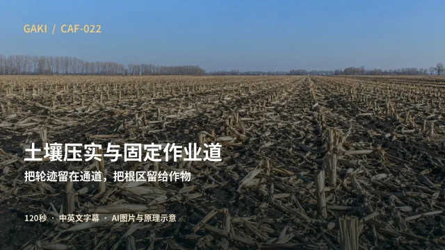 土壤压实与固定作业道